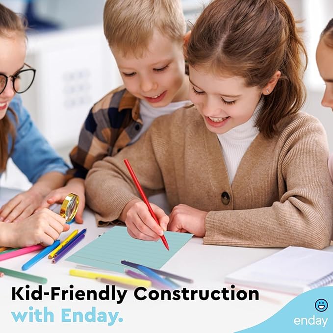 Index Cards 3x5 Bulk, (240 Cards) Colored Notecards 3x5 lined, Blank on Back Assorted Colors Flashcards for School Home and Office, Ruled Index Card