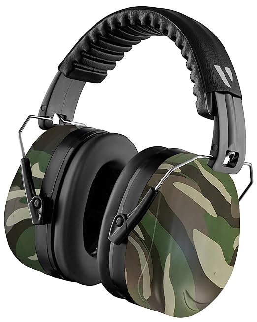 Vanderfields - Hearing Protection Ear Muffs - Over 35 dB (2K Hz) Broad Noise Cancelling Sound Reduction - Adults & Teens