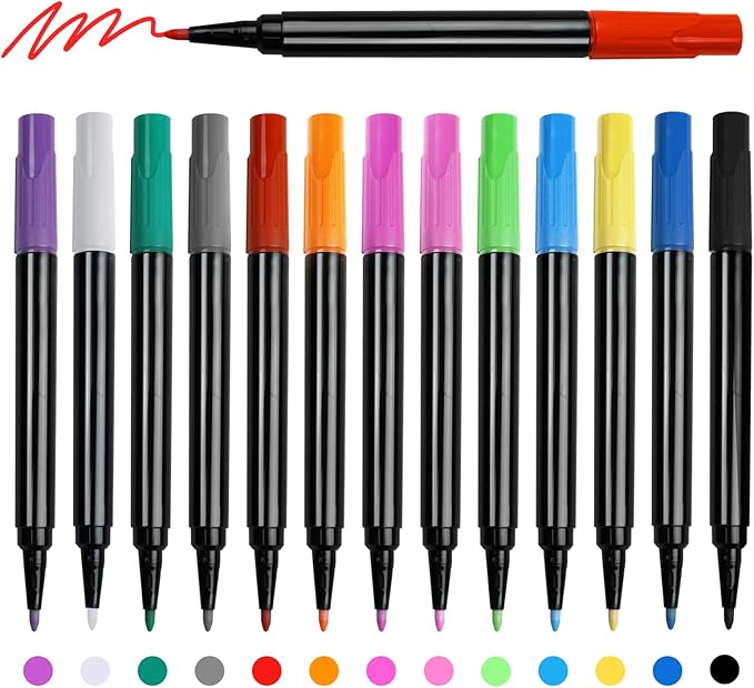 13-Color Markers for Light Up Drawing Board for Kids