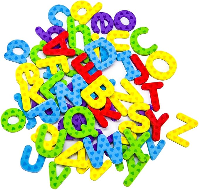 Magnetic Letters and Numbers for Classroom Educating Kids in Fun -Educational Alphabet Refrigerator Magnets Building Preschool Toddler Spelling and Learning Rfidge Magnets-112 Pieces