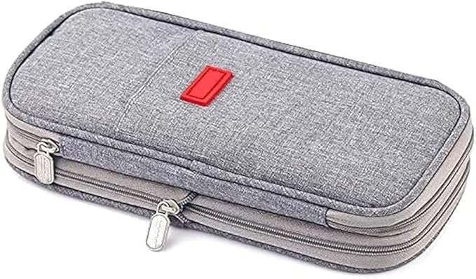 Arnuixty Large Storage Pencil Case Pen Bag with Zipper Big Capacity Pouch Organizer for Office Travel Holder Box