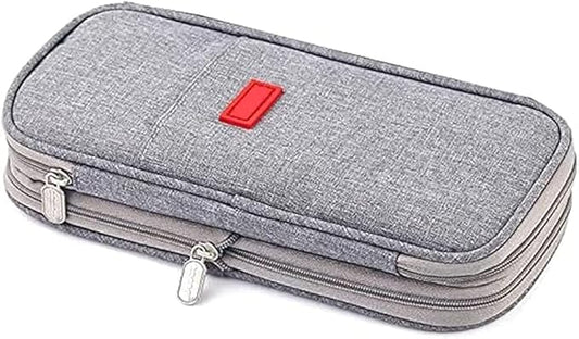 Arnuixty Large Storage Pencil Case Pen Bag with Zipper Big Capacity Pouch Organizer for Office Travel Holder Box