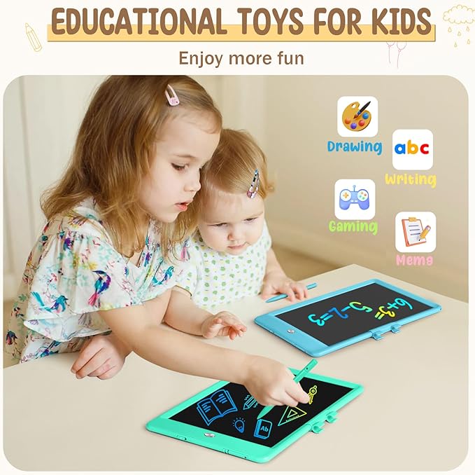 Kidopire Girls Toys Gifts, LCD Writing Tablet Doodle Board, Reusable Drawing Pad Drawing Tablet Kids, Birthday for 3 4 5 6 7 8 Year Old Girls Boys, Stocking Stuffers for Kids…