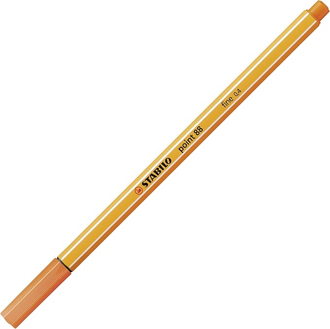 STABILO - Pen 68 & point 88 - Premium Felt Tip Pen & Fineliner - Pack of 10 - Assorted Neon colors