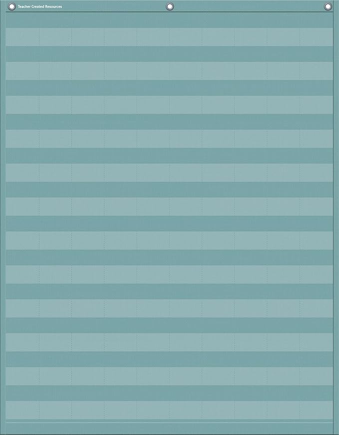 Teacher Created Resources Calming Colors 1–120 Pocket Chart (TCR20754)