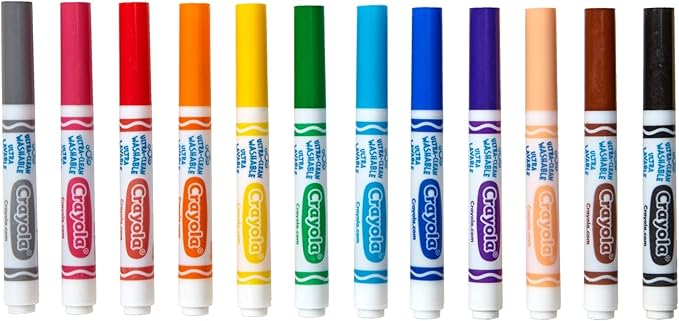 Crayola Ultra Clean Markers 12ct