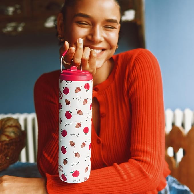 BOTTLE BOTTLE Insulated Water Bottle 24oz with Straw Lid and Handle Sports | for Travel Gym school,Stainless Steel Water Bottles,Double-Wall,Vacuum Metal,Leak Proof,BPA-Free
