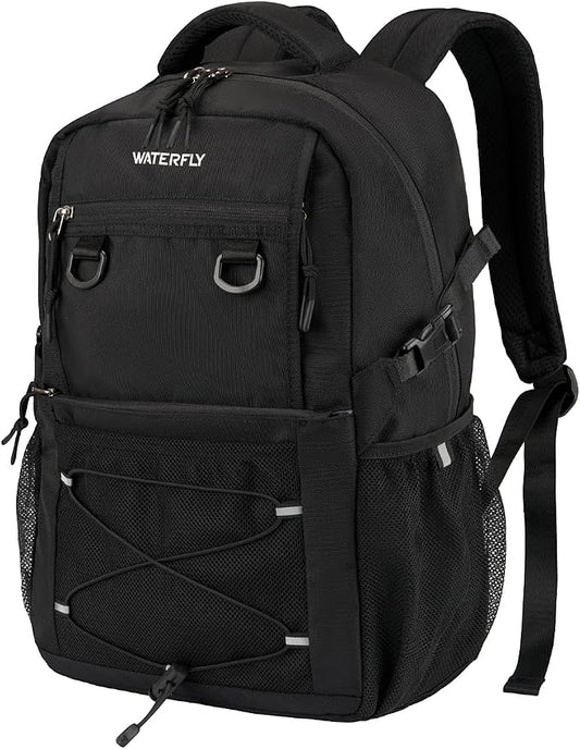 WATERFLY Travel Hiking Casual Backpack: 22L Lightweight Everyday Outdoor City Daypack College Bookbag for Women Men