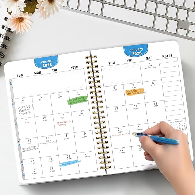 5-Year Monthly Planner 2026-2030, A5 Size, 60-Month Calendar with to-Do List, Spiral Bound Writing Plannner