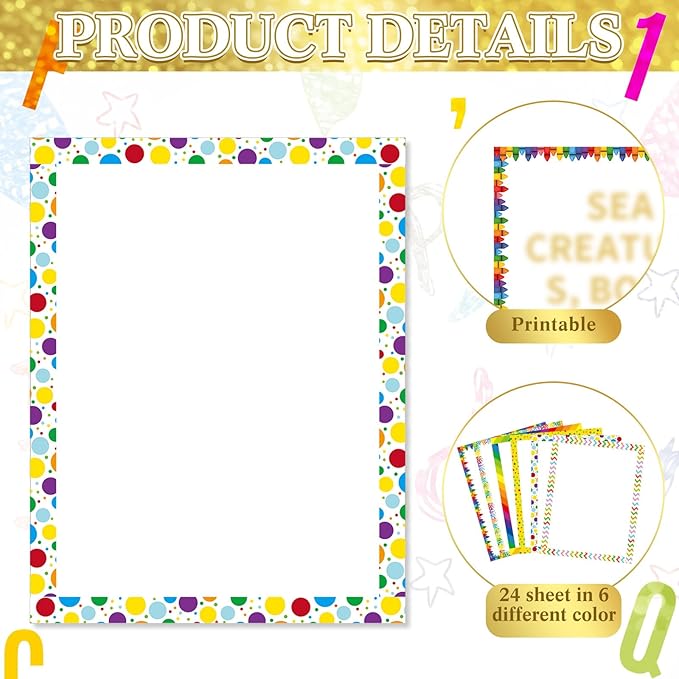 PerKoop 36 Sheets Science Fair Board Poster Boards Supplies 24 Self Adhesive Presentation Subtitles 4 Science Fair Project Titles 8 Personalized Letter Sticker for Classroom (Glitter Neon 1)