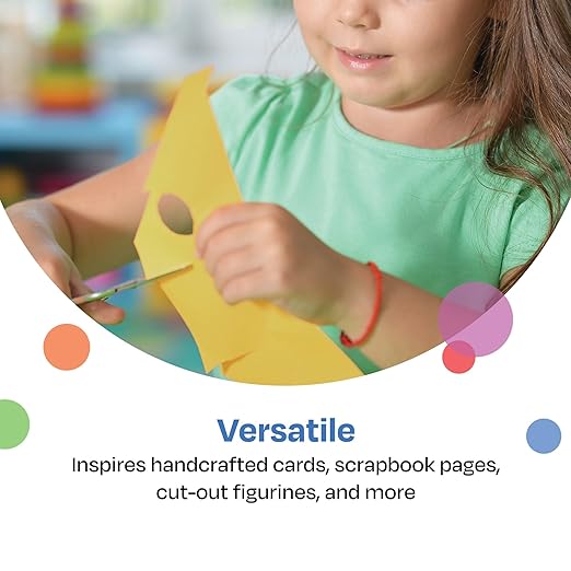 Childcraft Construction Paper, 9 x 12 Inches, Yellow, 500 Sheets