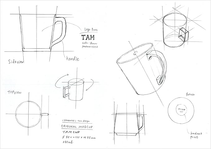 MARK'STYLE EDiT Designed for Clear Thinking, Thin, Lightweight, and Smooth to Write On” — 160-Page Notebook (A4 (Blank))