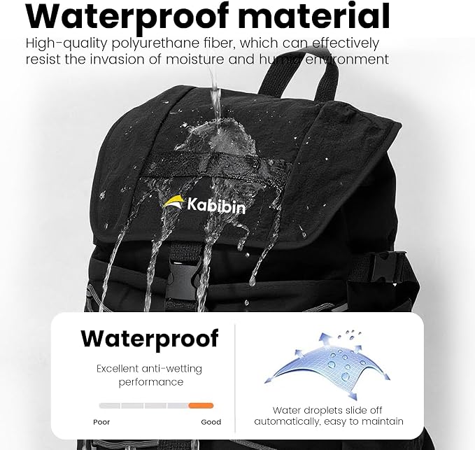 Travel Backpack for Women Men, Basics Bag fits 16'' Laptop | Outdoor Lightweight Waterproof Drawstring Nylon Casual Daypack Walking Hiking