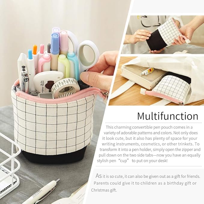 EASTHILL Big Capacity Pencil Pen Case Pouch Box Organizer Large Storage for Bullet Journal