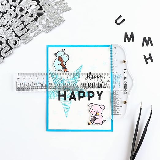 6PCS 6 Inches/15cm Acrylic Clear T-Square Ruler, Inches and Metric, T Square Ruler, Transparent, T Ruler, for Crafting Drafting and General Layout Work Art Framing & Drafting Scrapbooking Crafting