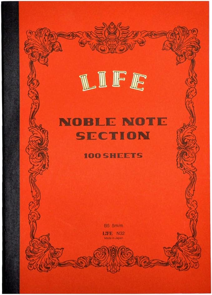 Life Notebook, Noble Notebook, Squared, B5 N32