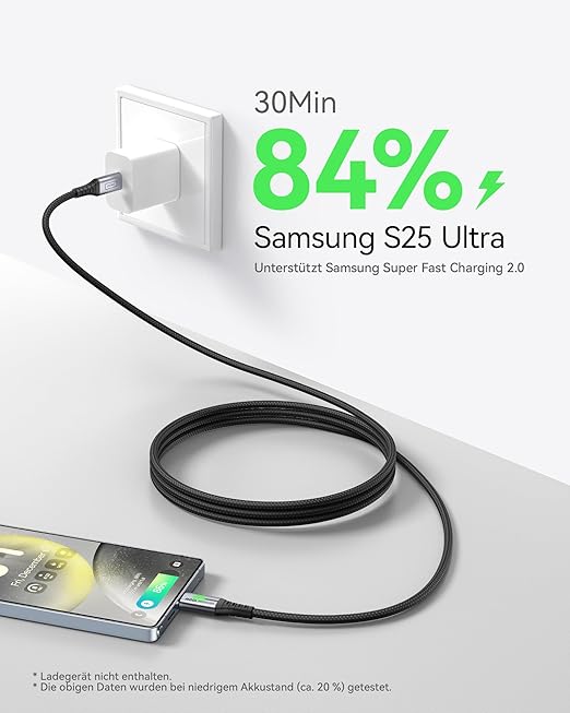 INIU 100W Short USB C to USB C Cable, [1ft, 2-Pack] Type C Cord for iPhone 16 Pro Max 15 Plus, Samsung Galaxy S24 Ultra S21 S10e, MacBook, iPad and More