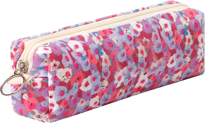 Cute Pencil Case Aesthetic Student Pencil Pouch Coin Pen Pouch Cosmetic Bag Office Stationery Organizer For Kids Teen School (Y)