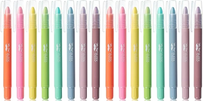 Mr. Pen- Gel Highlighters, 16 Pack Assorted Colors, No Bleed, Bible Markers