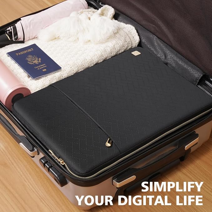 NIDOO 10 Inch Laptop Tablet Sleeve Carrying Case Bag for 11" 10.9" iPad Air Gen 4 5/10.9" 10.2" iPad 10/11" iPad Pro M4 / 10.5" Microsoft Surface Go 3 2 / Samsung Galaxy Tab A8 S8 S6 / Huawei