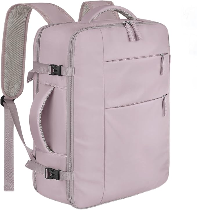 Capolo Travel Backpack for Women Men Waterproof Laptop Backpack Airlines Approved Personal Item Backpack Bag Computer Bookbag for Business, Work, Traveling Fits 15.6 Inch Laptop(Dark Purple)