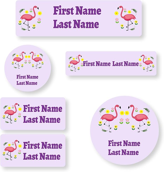Personalized Daycare Name Labels for Kids (71 Labels) - Custom Durable Waterproof Name Stickers for Clothing Tags, Water Bottles, Lunch Boxes, and School Supplies - Dishwasher, Washer