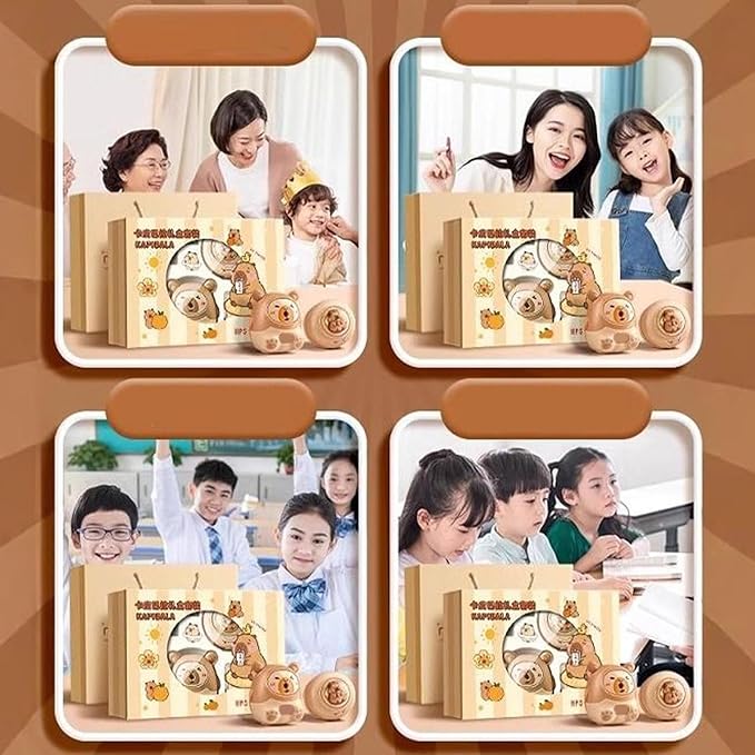 Capybara Stationery Set, Kids Stationery Kit, Colorful School Supplies for Students, Electric Eraser Pencils, Animal Pencil Sharpener, Homeschool Classroom for Elementary and Middle School