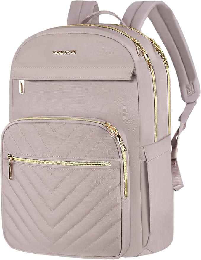 VANKEAN 15.6 Inch Laptop Backpack for Women Large Capacity Waterproof | Waterproof Backpacks Stylish Travel Bags Casual Daypacks for College, Business