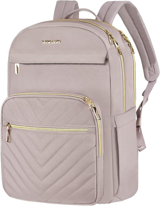 VANKEAN 15.6 Inch Laptop Backpack for Women Large Capacity Waterproof | Waterproof Backpacks Stylish Travel Bags Casual Daypacks for College, Business