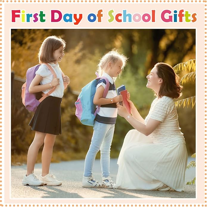 3PCS First Day of Preschool/Kindergarten/1st Grade Gift, Back to School Bracelets Set for 3