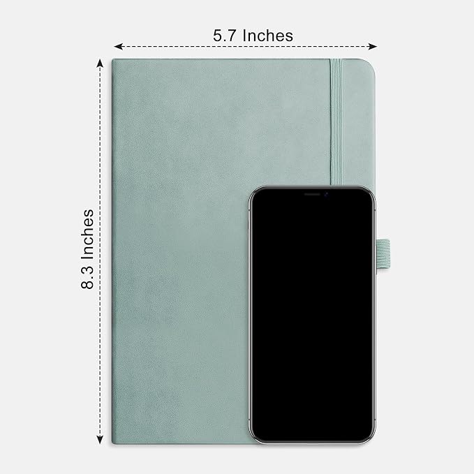 AHGXG Blank Journal Notebook, 160 Pages, A5 Medium Size (5.7'' x 8.3'')