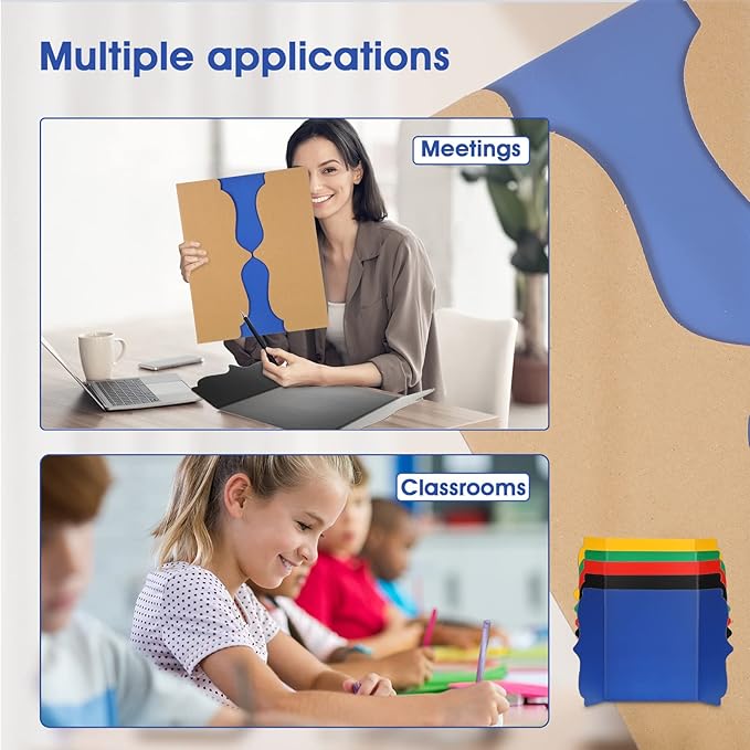 15 Pcs Small Trifold Poster Board Bulk 12 x 20 Inch Portable Trifold Posterboard Project Display Board Science Fair Foldable Presentation Cardboard for Photo Exhibition Meeting School(Colorful)