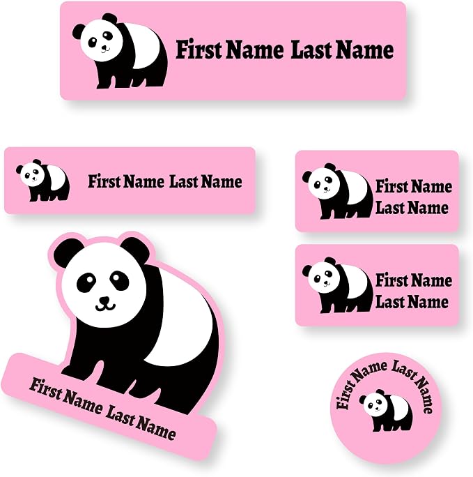 Personalized Daycare Name Labels for Kids (71 Labels) - Custom Durable Waterproof Name Stickers for Clothing Tags, Water Bottles, Lunch Boxes, and School Supplies - Dishwasher, Washer