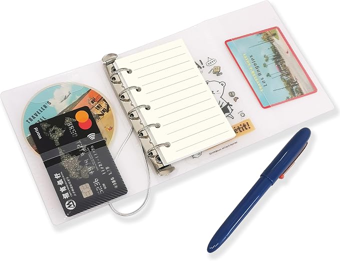 Zelten 3 Pack A8 120 Sheets/240 Pages Lined Loose Leaf Punched Paper Refills Paper for 5 Hole Binder Personal Organizer Diary Notebook Refillable Planner
