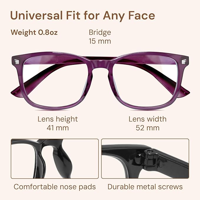 Gaoye Stylish Eyewear Frame Accessories - Blue Light Glasses for Woman - Computer Glasses for Blue Light Blocking