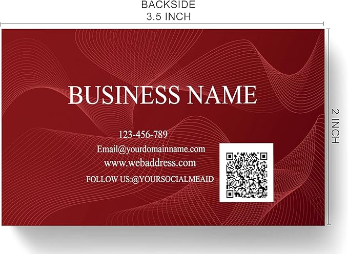Upload Your Own Design - Business Cards 500 pcs/200Pcs- Custom Printed Business Cards - Personalized Business Cards with Your Logo Picture - 3.5" x 2"