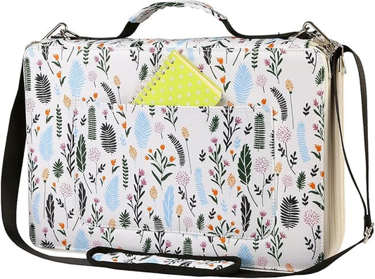 Portable Colored 480 Slots Pencil case Organizer with Printing Pattern for Watercolor Pens or Markers, Pencil Case Organizer for Artist