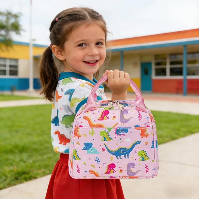 CAMTOP Girls Lunch Box Kids Insulated Lunch Bag Kids Cute Lunchbox for Girls Loncheras Para Niñas