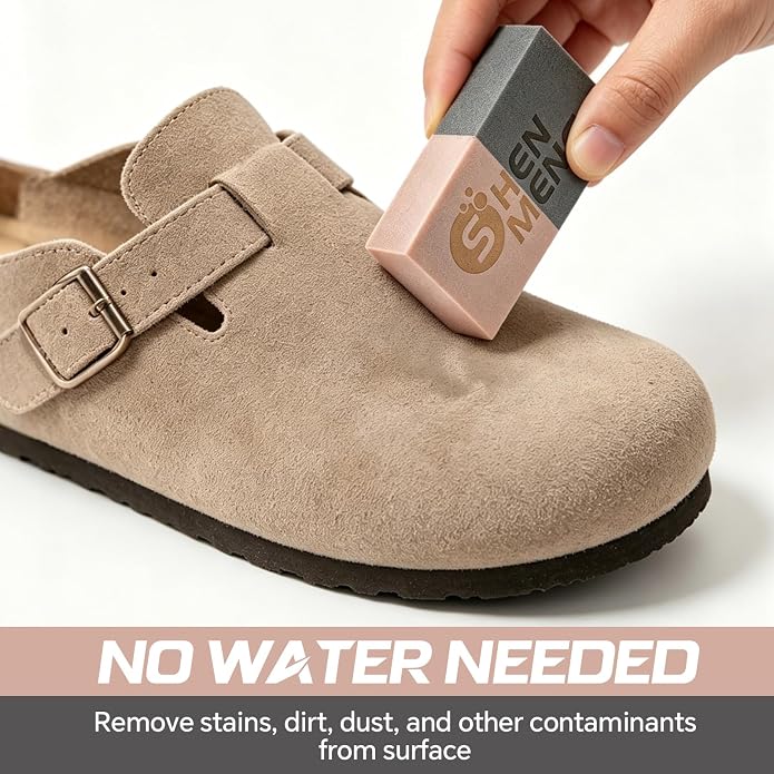 Suede Eraser for Shoes, Sneaker Cleaner for Suede & Nubuck, Quick Clean
