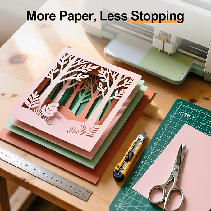 800-Sheets Colored Cardstock for Crafts: 50 Colors, 8.5" x 11", 65lb/180gsm, Colored Paper for Kids School Supplies, Party Decorations, DIY Crafts,for cri·cut Cutting