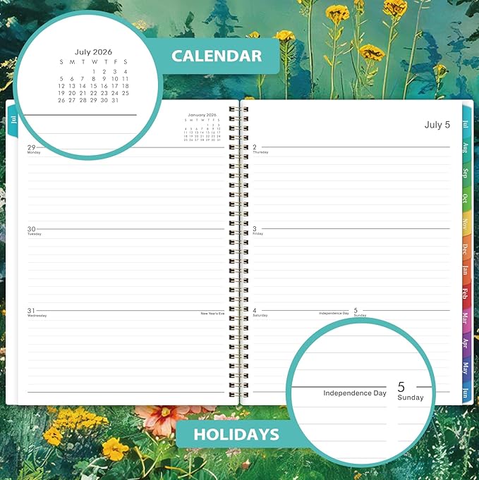 Planner 2026-2027 - 2026-2027 Planner Weekly and Monthly from Jul. 2026 - Jun. 2027, 9" x 11", 2026-2027 Weekly and Monthly with Monthly Tabs, Reference 2026-2027 Calendar