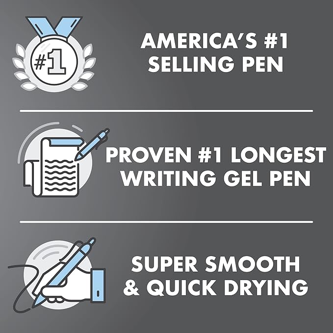 PILOT G2 Premium Refillable & Retractable Rolling Ball Gel Pens, Bold Point, Red Ink, 12-Pack (31258)