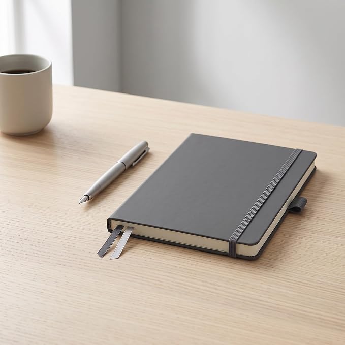 AHGXG Lined Journal Notebook, 160 Numbered Pages, A5 Size (5.7'' x 8.3'')