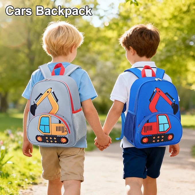 LOIDOU Toddler Backpack Boys Kids Preschool Kindergarten School Backpack Book Bag for Daycare Nursery Travel