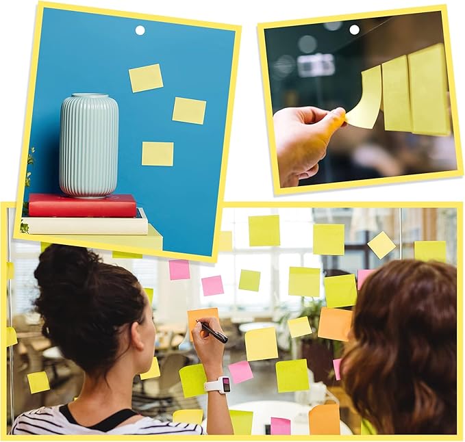 (24 Pack) Sticky Notes Yellow- 2 x 1.5 in, 2400 Sheets Small Notes Pads Self-Adhesive Notes, Self-Stick Pads for Office Supply, School, Family Organizer Pads,Corporate Bulk