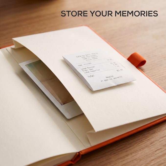 AHGXG Lined Journal Notebook, 160 Numbered Pages, A5 Size (5.7'' x 8.3'')