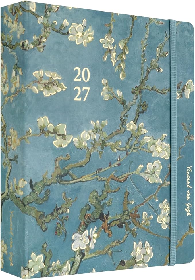 KOKONOTE Planner 2026-2027 Van Gogh - Planner for Women 17 Month (Aug 26/ Dec 27) | Weekly & Monthly Academic Planner 2026-2027 | 6.4" x 7.9" | Hardcover Agenda 2026 | Thick paper 120 g/m²