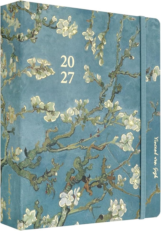 KOKONOTE Planner 2026-2027 Van Gogh - Planner for Women 17 Month (Aug 26/ Dec 27) | Weekly & Monthly Academic Planner 2026-2027 | 6.4" x 7.9" | Hardcover Agenda 2026 | Thick paper 120 g/m²