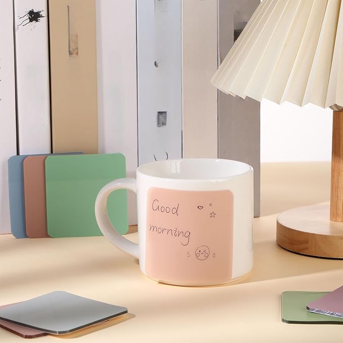 Jetec 900 Sheets Transparent Sticky Notes 18 Translucent Sticky Notes Clear See Through Memo Pad Colorful Self Adhesive Notepads for Notebook Bible Vision Board Office School(Heart,Cute Color)