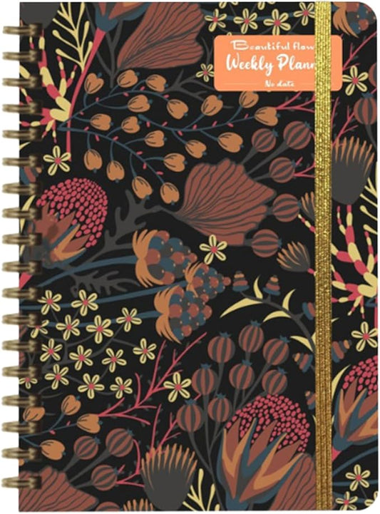 Meeting Notebook For Work, Portable Design, 1 Piece, Daily Work Planner, Portable Office Journal, Task Habit Tracker, For Study Home Exercise Travel